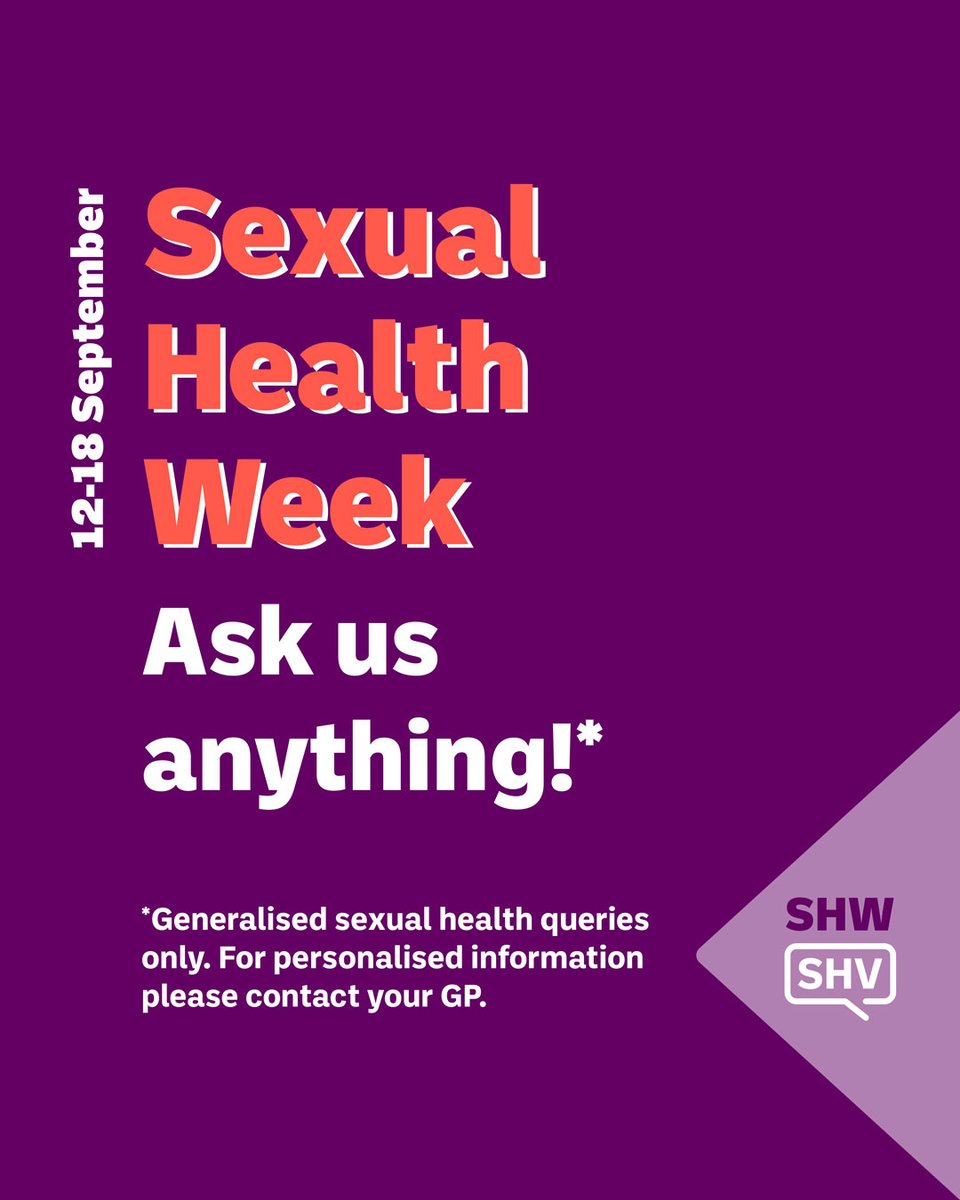 It’s officially Sexual Health Week! An annual week for all of us to have conversations about the importance of contraception and sexual health care.

To kick things off we’re answering YOUR sexual health-related questions.

ngl.link/sexualhealthvi…