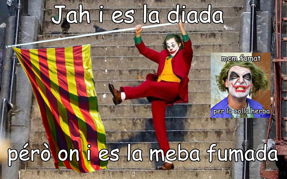 collaherba's tweet photo. selebrem latentat de les torres gemeles... o espera, data equibocada... o no...

#collaherba #herba #fumat #colla #mem #memsencatalà #acudit #humoristic #riure #joglar #fimosis #acampadajove #pintorrock #festiuet #viñarock #merda #thc #cbd #catalunya #fimosis https://t.co/IRHYotSyY7