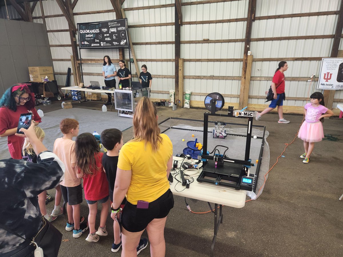 SteamSuperior's tweet photo. We had a great time at the Kiwanis Balloon Fest with @frc3494 showing #STEAM - including our 3D printer bought with an @PurdueINMaC grant - to over 790 people this weekend!
#morethanrobots #firstenergize #4HGrowsHere #superiorsteam #nextgenerationmanufacturing #INMaCmicrogrant https://t.co/XUID4j92eX