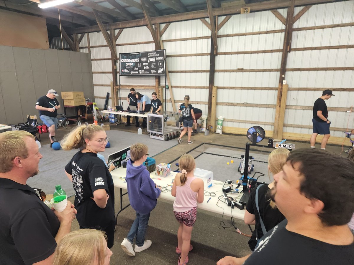 SteamSuperior's tweet photo. We had a great time at the Kiwanis Balloon Fest with @frc3494 showing #STEAM - including our 3D printer bought with an @PurdueINMaC grant - to over 790 people this weekend!
#morethanrobots #firstenergize #4HGrowsHere #superiorsteam #nextgenerationmanufacturing #INMaCmicrogrant https://t.co/XUID4j92eX