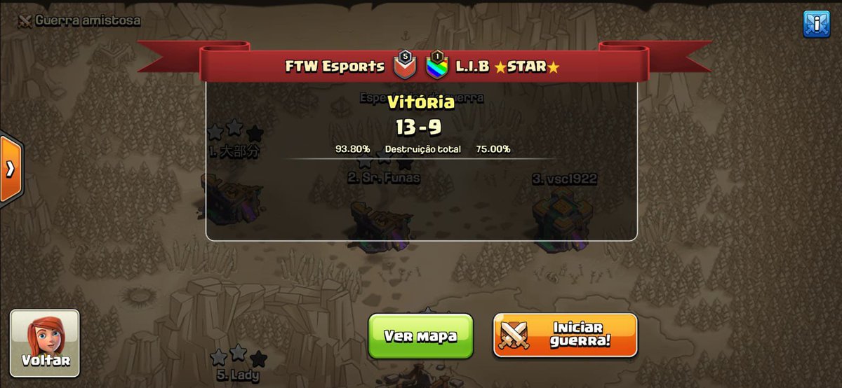 Vitória!✅
Passamos para a próxima ronda🔥

#ftwesports #ftwarmy #ftwcoc #OMENFTW #elgatoFTW