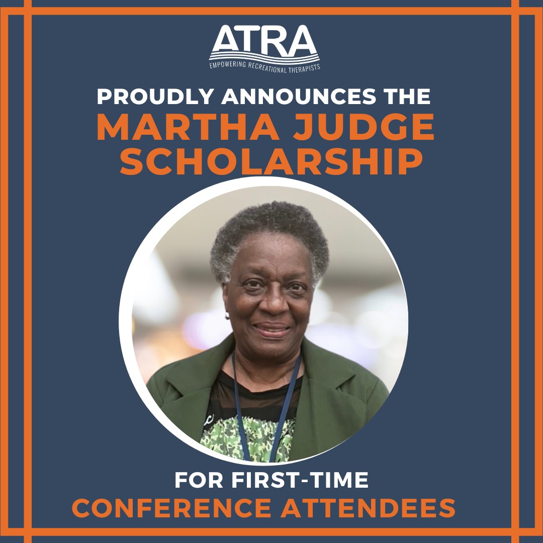 ATRAinAction's tweet photo. We are overjoyed and proud to announce that the First Time Conference Attendee Scholarship will now and forever be known as the Martha Judge Scholarship for First Time Conference Attendees!
#ACON22 #ExperienceACON22 #ATRABama https://t.co/z4t6QHJXfs