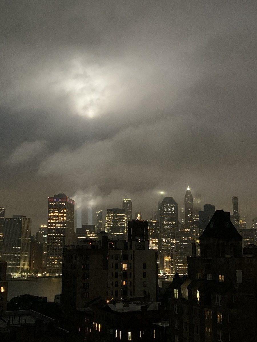 The view from Brooklyn Heights 9/11/22 #911Anniversary #911NeverForget