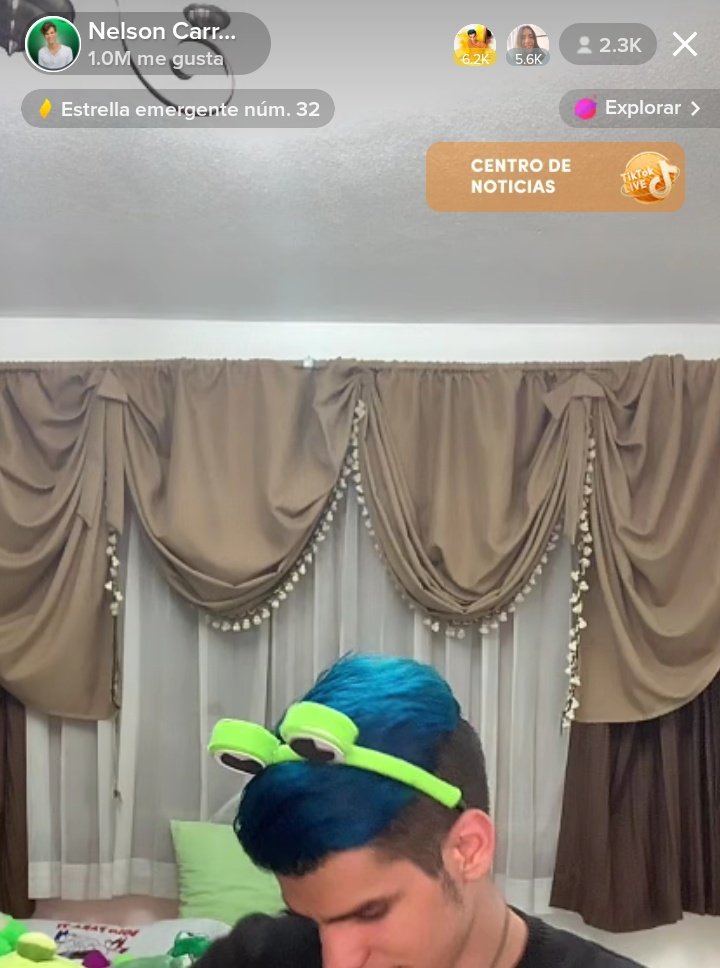 El live en Titok de Nelson Carreras superó 1 MILLÓN de "me gustas".