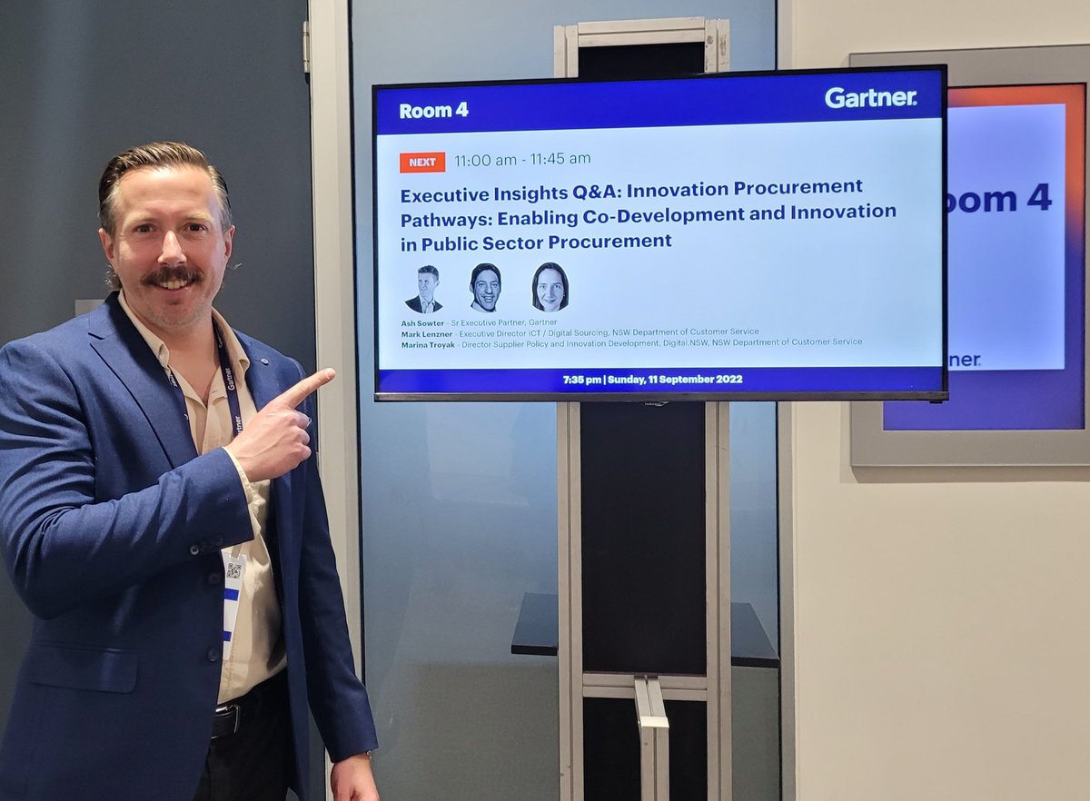 lllery's tweet photo. Just doing the pre-event walk through with @jo_liversidge... all set for an impactful 3 days at #GartnerSYM Gold Coast. 
This session is a must for all public sector attendees that wish to transform Procurement: https://t.co/1ginsOc2iv