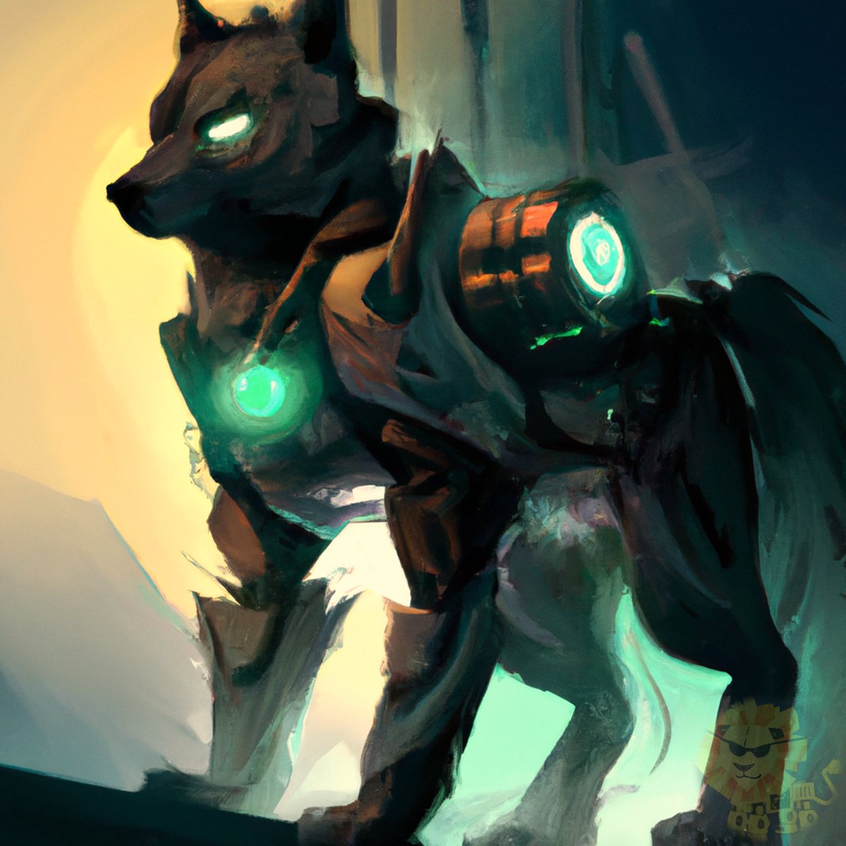 warmtalent1's tweet photo. 🦁Mecha wolf🐺

A valiant wolf transformed into a robot.
Made with AI😎, No. 002

https://t.co/iBi9mgcR6a

#Mechaheaven #Mecha #NFTs #KNFT #RhythmicalNFT #WZD #AIart #dalle2 #midjourney #stablediffusion #discodiffusion #NFTartists #OpenSea #aiartist #aiartcommunity #ETH #AI https://t.co/z8GgGcqLpv