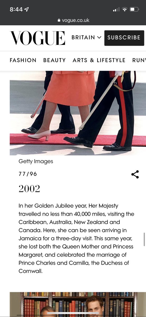 hey <a href="/BritishVogue/">British Vogue</a> fairly certain charles and camilla were married in 2005 not 2002