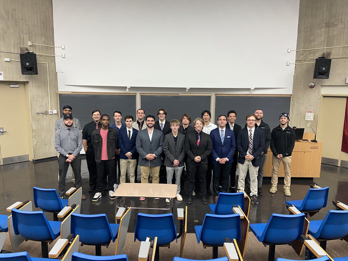 JonahPHartswick's tweet photo. Capping of the day with a chapter meeting. Thanks to ADGM #twitterlessjoe for making the trek alongside. Let’s get to work AND have some fun! @KappaSigmaFred https://t.co/1tdkWeGY2y