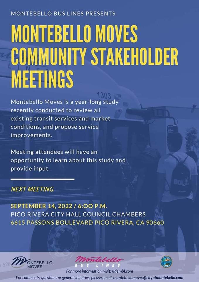 City of Pico Rivera Official on Twitter "Attention Montebello Bus