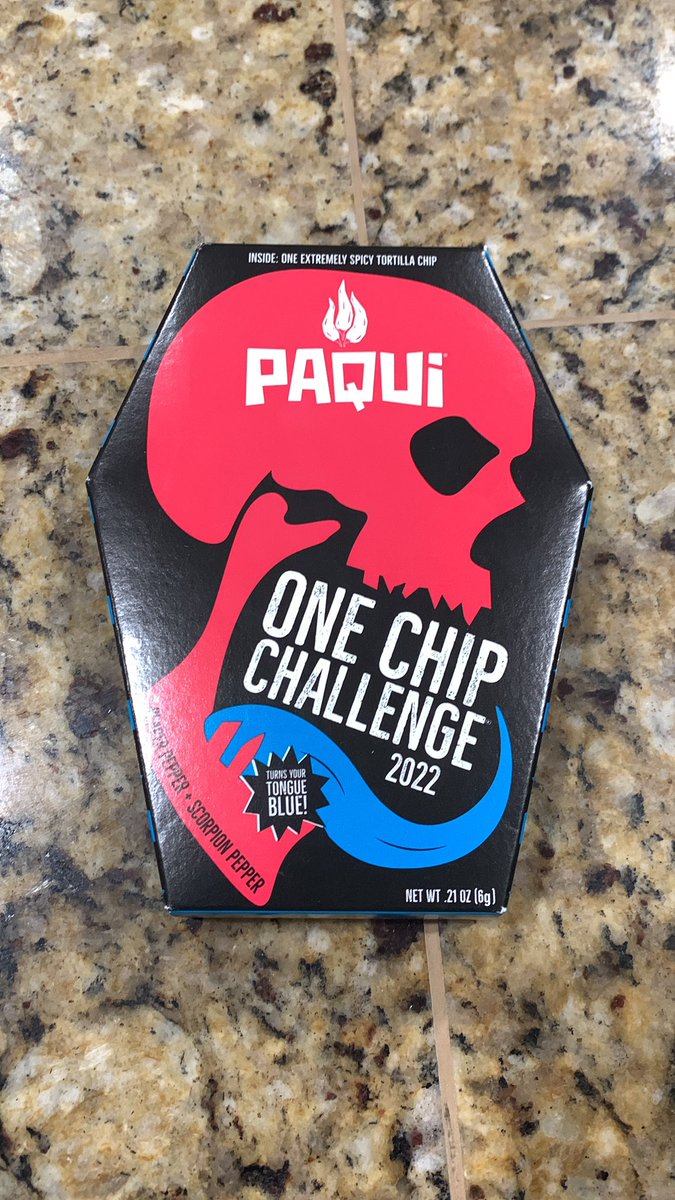 AnthonyRogue01's tweet image. It’s in #paqui #onechipchallenge2022