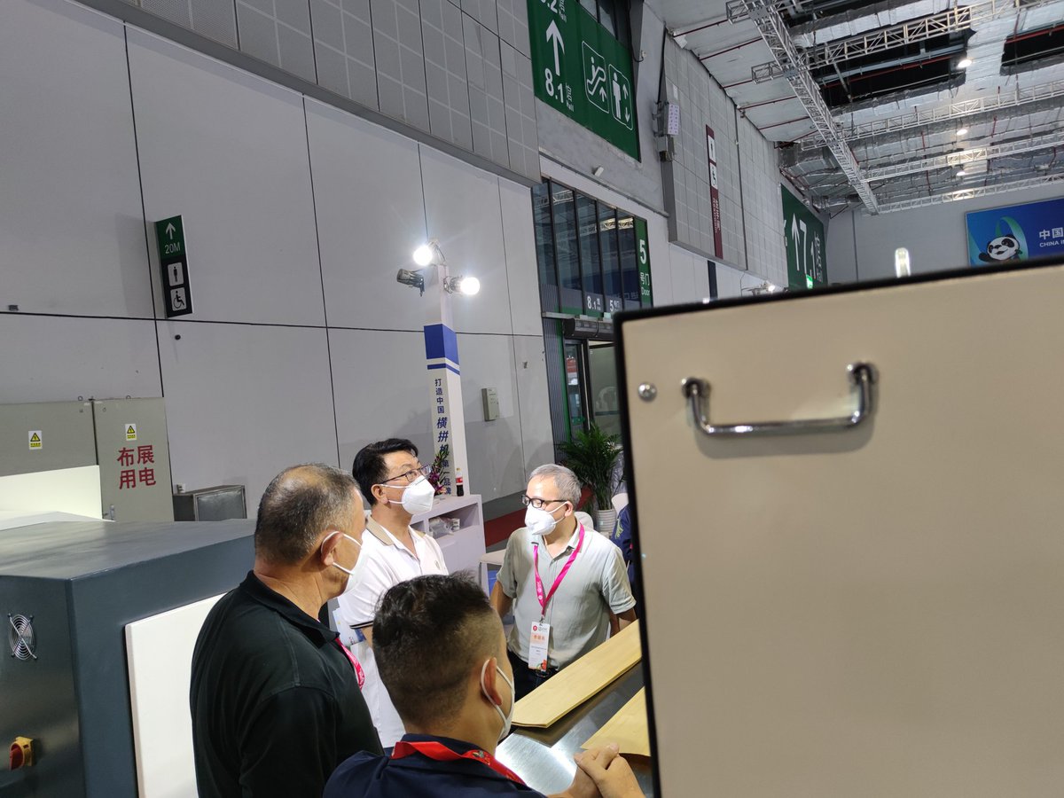 This year. international woodworking machinery Expo. not much visitors showed as planned.