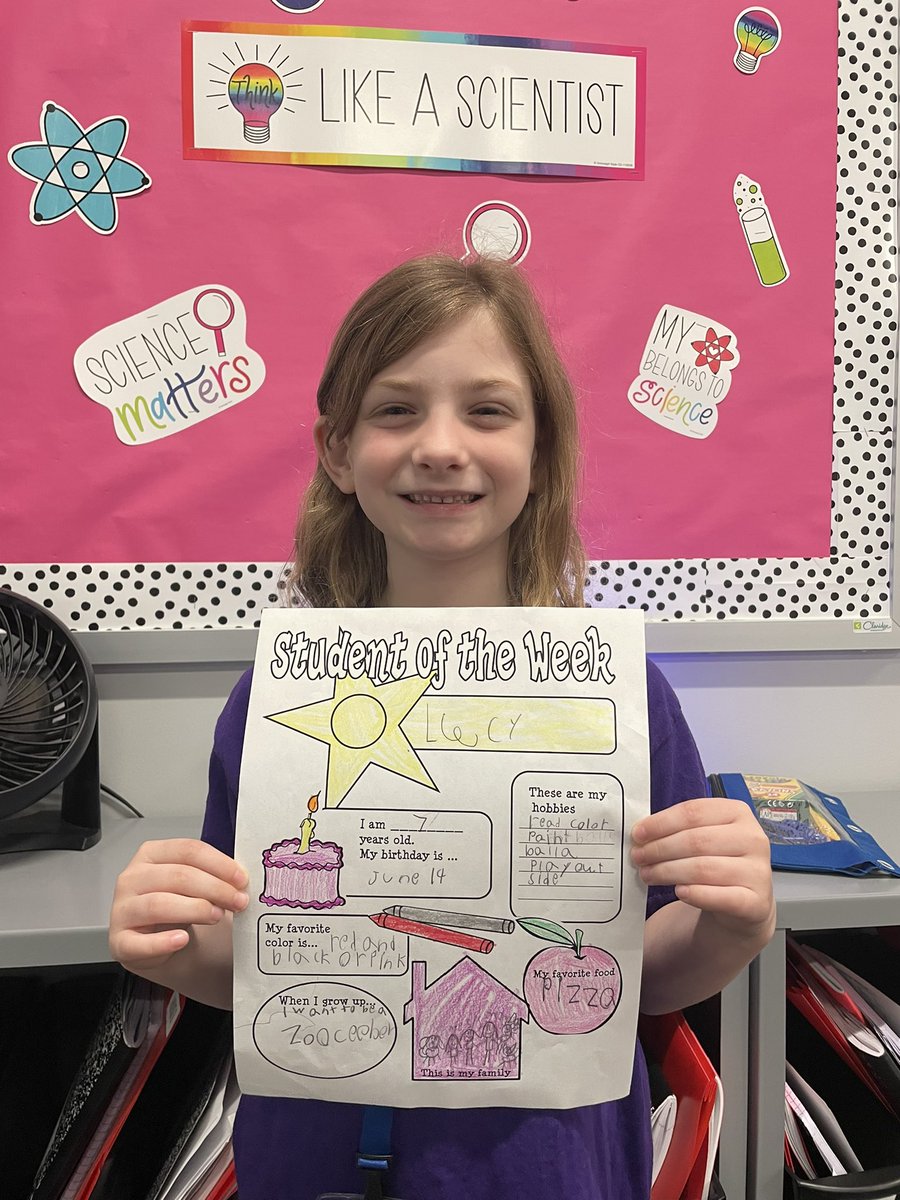 Mrs. Thompson (@h_thompson5) on Twitter photo We also had our first Star Student of the 22-23 school year!🤩💜💚 #owlaboutthebest <a href="/cfisdmcgown/">@cfisdmcgown</a> We also had our first Star Student of the 22-23 school year!🤩💜💚 #owlaboutthebest <a href="/cfisdmcgown/">@cfisdmcgown</a>