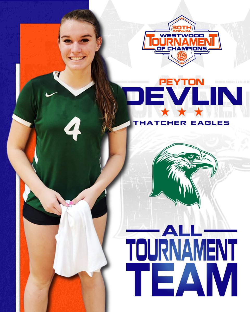 Congratulations to Thatchers Peyton Devlin on being selected to this years All Tournament Team.

#AllTourney