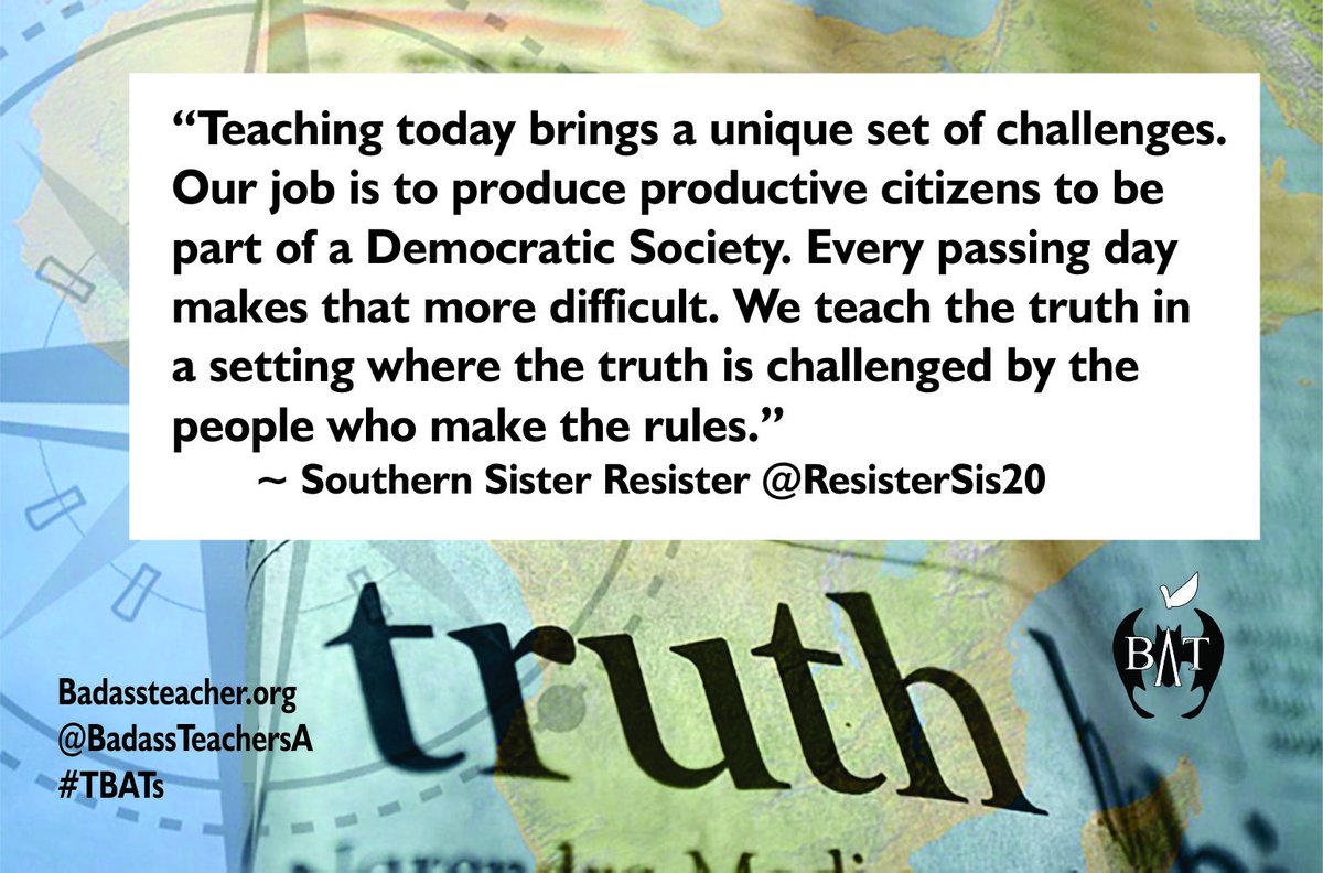 We can't learn from history if we don't know and teach the true history. #TBATs .<a href="/GeorgiaBATs2/">@GeorgiaBATs</a> .<a href="/FLBATsA/">@FLBATs</a> .<a href="/AlabamaBATs/">AlabamaBATs</a> .<a href="/LouisianaBATs/">Louisiana</a> .<a href="/ArkansasBATsA/">ArkansasBATs</a> .<a href="/MissouriBATs/">Missouri BATs</a>