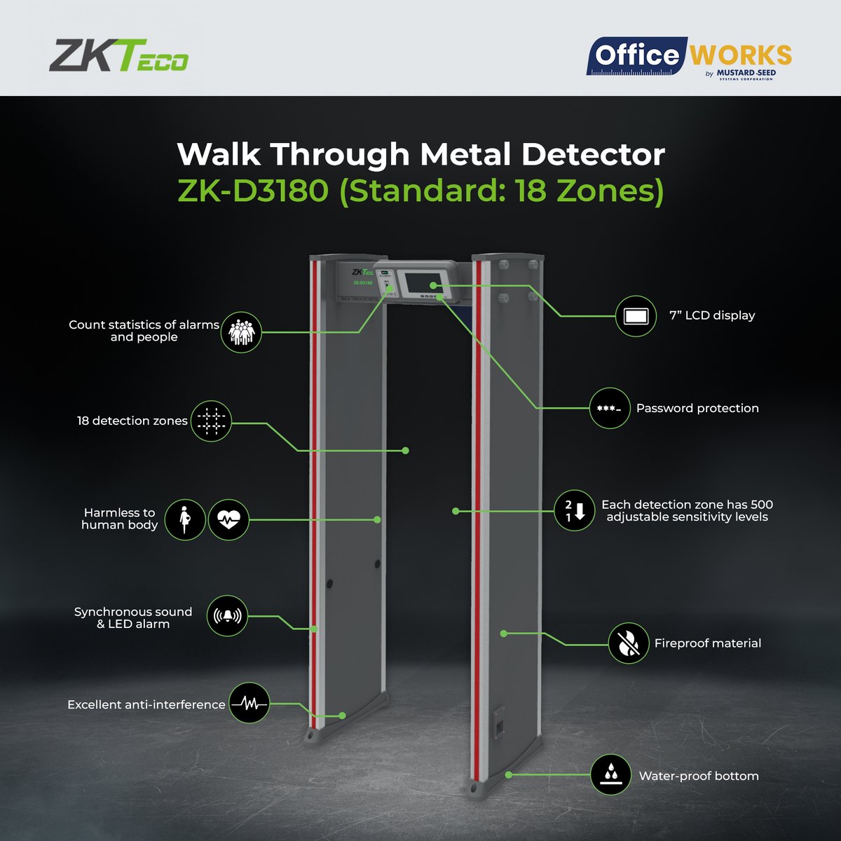 officeworks_ph's tweet photo. Easily and accurately detect if someone has a fever with a whole-body temperature scanner that also protects your office against unauthorized entry of dangerous weapons.
#metaldetector #temperaturedetection #zkteco https://t.co/Rx5P4tMP8J