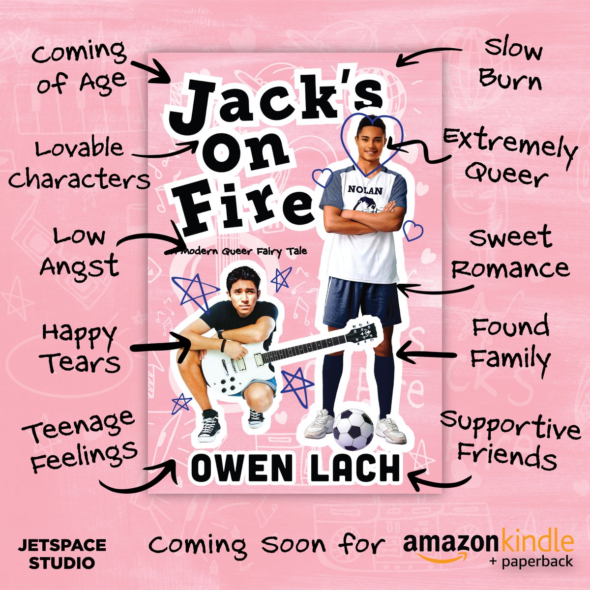 Reviewers have already called my YA Queer romance novel Jack's on Fire a sweet, charming tale full of positive relationships that focuses on queer joy. Pre-order it for your Kindle now, available 9/27: amzn.to/3J9A3JF #YABooks #QueerYA #BookTwt #BookTwitter