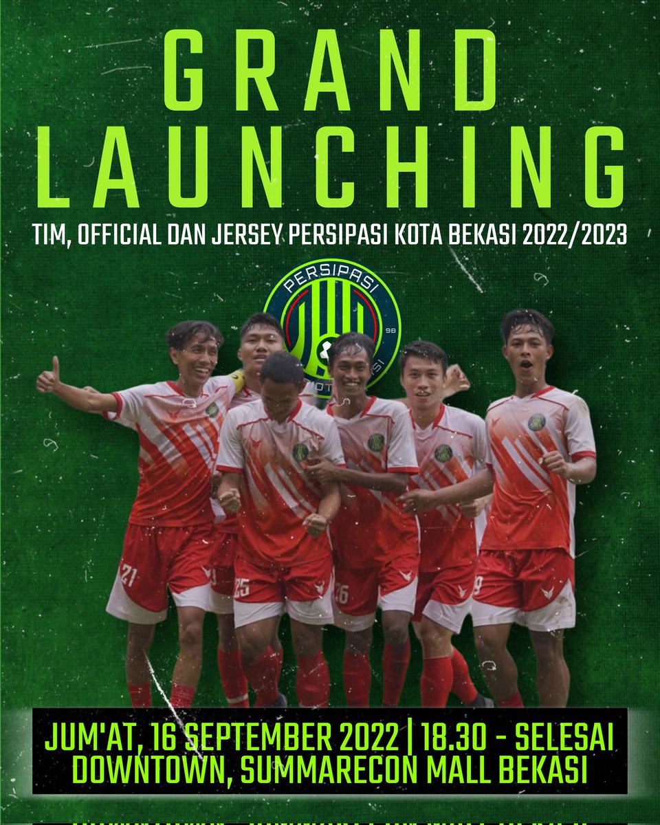 Persipasi_'s tweet photo. Datang dan saksikan Launching team Persipasi Kota Bekasi

#Persipasibangkit https://t.co/i2bu8mizxq