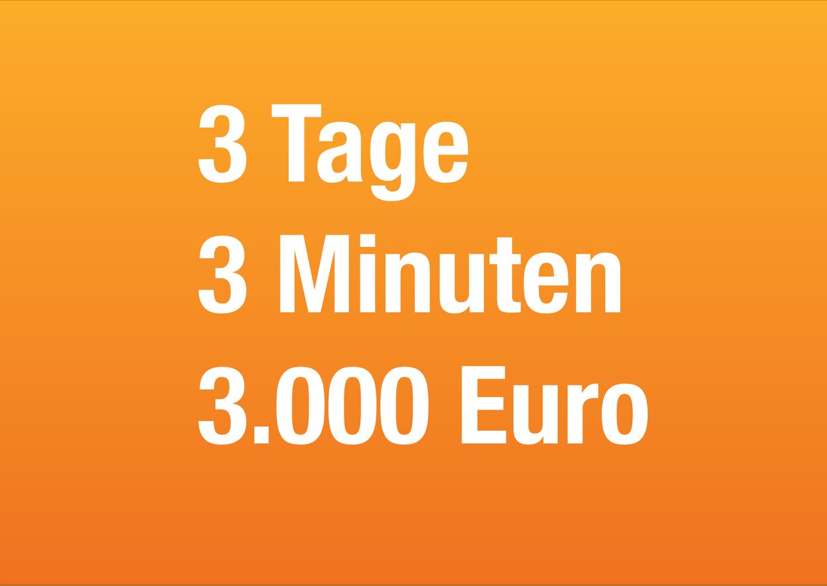 Jetzt noch schnell mit einem Beitrag zur #Wirtschaft in #NRW bewerben! Dauert nur ca. 3 Minuten - und die Chance auf den 1. Platz in einer der 4 Hauptkategorien und so auf 3.000 Euro #Preisgeld ist da. Donnerstag, in 3 Tagen, endet die Bewerbungsfrist. medienpreis.nrw