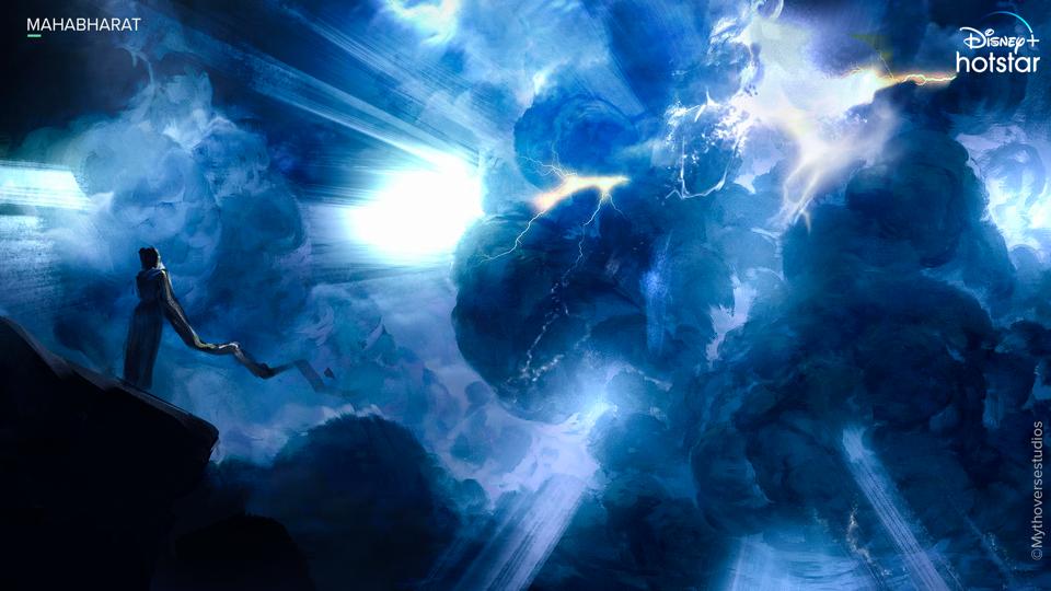 AlluEnts's tweet photo. The greatest epic ever written- retold at a scale never seen before! Stay tuned for an ethereal spectacle- #Mahabharat, is coming soon only on @DisneyPlusHS
 
#HotstarSpecials #Mahabharat #MahabharatOnHotstar 

@alluents @DisneyPlusHS @MythoStudios https://t.co/XAIZCnCLfU