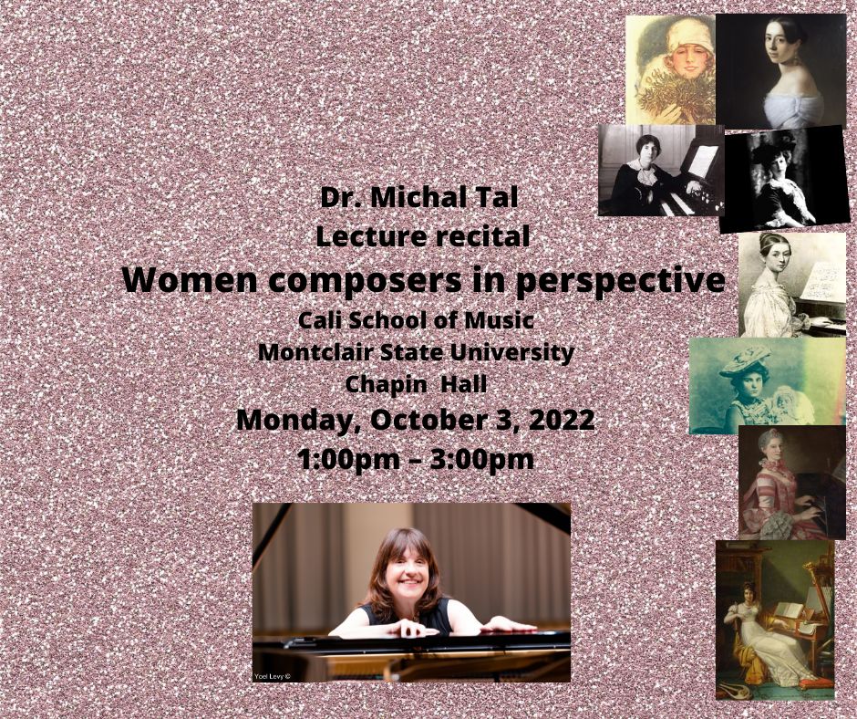 Looking forward my lecture recital in NJ!#lecture #recital #piano #womancomposer #claraschumann #helendemongeroult #liliboulanger #otilliesukova #germainetailleferre #paulineviardot #cecilechaminade