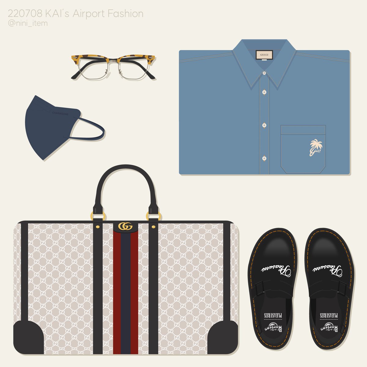nini_item's tweet photo. *revised
changed the duffle bag color😂 https://t.co/Y3zW05xX81