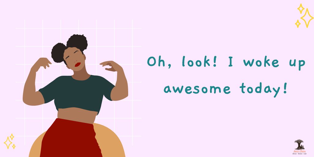AkiliDada's tweet photo. #AffirmationMonday
 
It’s a good day to have a good day.

 #MondayMotivation https://t.co/20tOlUrvAQ