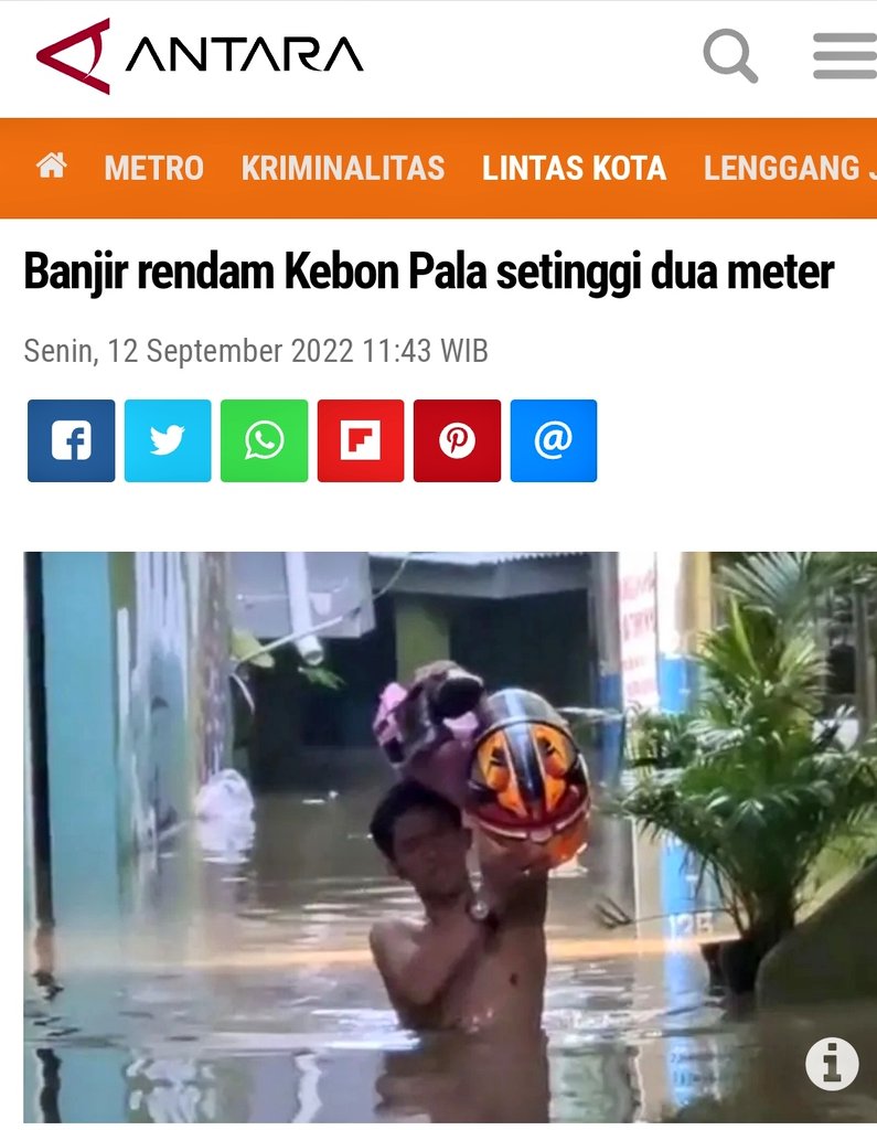 Rakyat_Recehan's tweet photo. Duit utangan 12,5 T dari Pusat katanya buat nanganin banjir, faktanya Jakarta masih banjir bahkan setinggi 2 meter...

Pada ke mana tuh duit nya..?? 🤥🤥🤥 https://t.co/kWRIJxguil