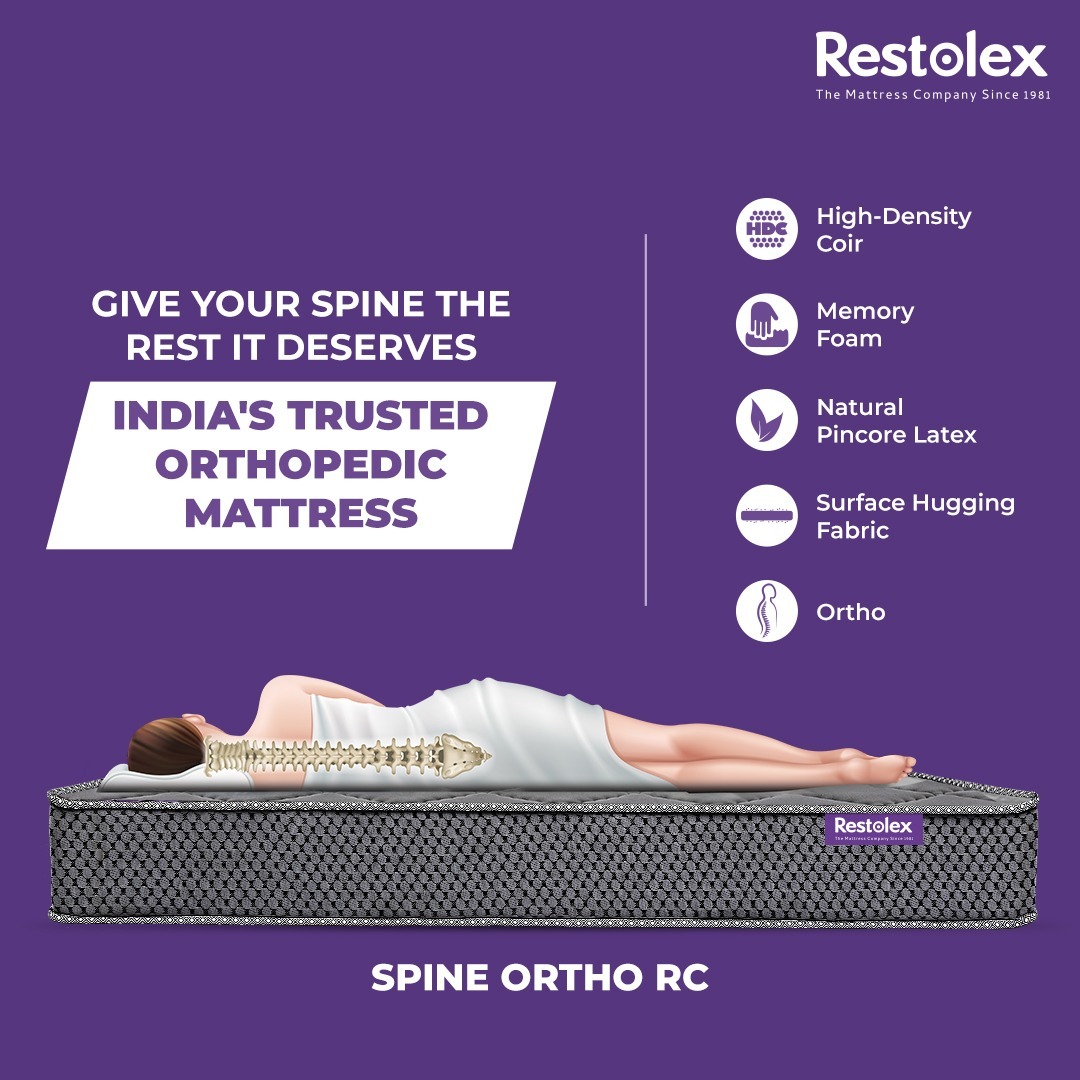 Restolex_'s tweet photo. We appear to underestimate the significance and function of the right mattress despite the fact that we spend a good 8 to 9 hours every day in bed.Restolex Orthopedic Mattresses are firm and adequately supportive of the back and joints. Visit Now!
#Restolex #Mattress #Orthopedic https://t.co/2TXZ90E89Z