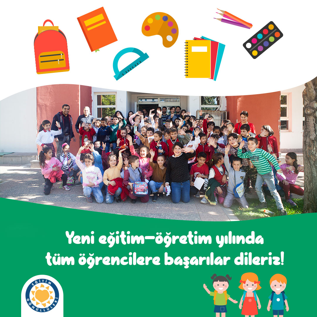 Yeni dönemde tüm öğrencilere eğlenerek öğrendikleri, harika dostluklar kurdukları bir yıl dileriz! 😊