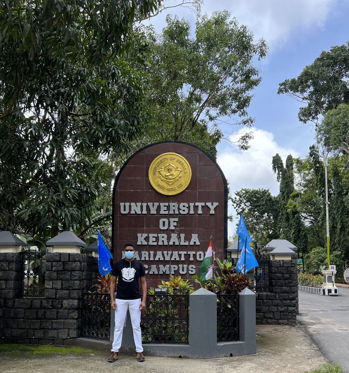 SirApollus's tweet photo. Young friends 

I have arrived in Trivandrum to pursue greater heights at the Kerala University. We are here for the African child because the first duty of a man is to think for himself. 

#SirApollus https://t.co/lAbU8iRRvp