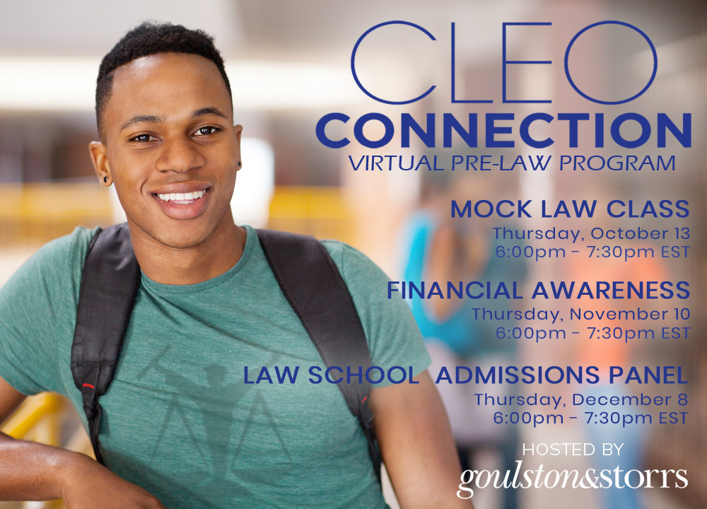 cleoscholars's tweet photo. Thinking about attending law school? CLEO Connection is open to all College Student Grades & Post Grads. Visit our site to view the schedule and sign up today. Workshops are FREE! https://t.co/TO4kKZVz3n #prelaw #prelawmajor #legaldiversitypipeline #cleoscholars #lawtwitter https://t.co/WIru1TrGii