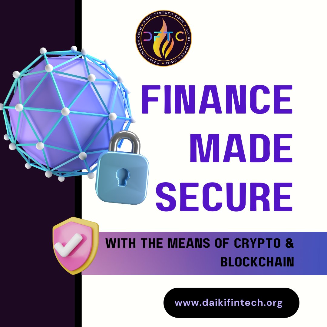 DaikiFintech's tweet photo. DFTC provides a simple &amp; secure outlet for your funds to grow their value overtime! 🚀
___
Know more about DFTC on our website: https://t.co/wpbLKIO3PC
___
#crypto #bitcoin #cryptocurrency #blockchain #btc #ethereum #forex #money #trading #bitcoinmining #cryptotrading #investing https://t.co/DUEMtxLo1I
