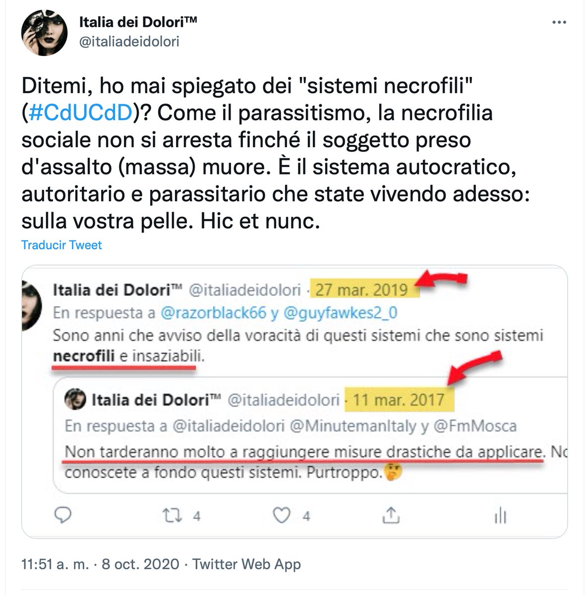italiadeidolori's tweet photo. Gli “ID digitali“ non sono materia utile all'uomo comune: più semplicemente, sono stati ideati per il sistema di controllo del “credito sociale“ gestito principalmente dalla volontà parassitica di organi necrofili mondialisti, quali UN/WEF/UE.

ID digitale? Sbarazzatevene.🐒 https://t.co/w4JnJj7EU1