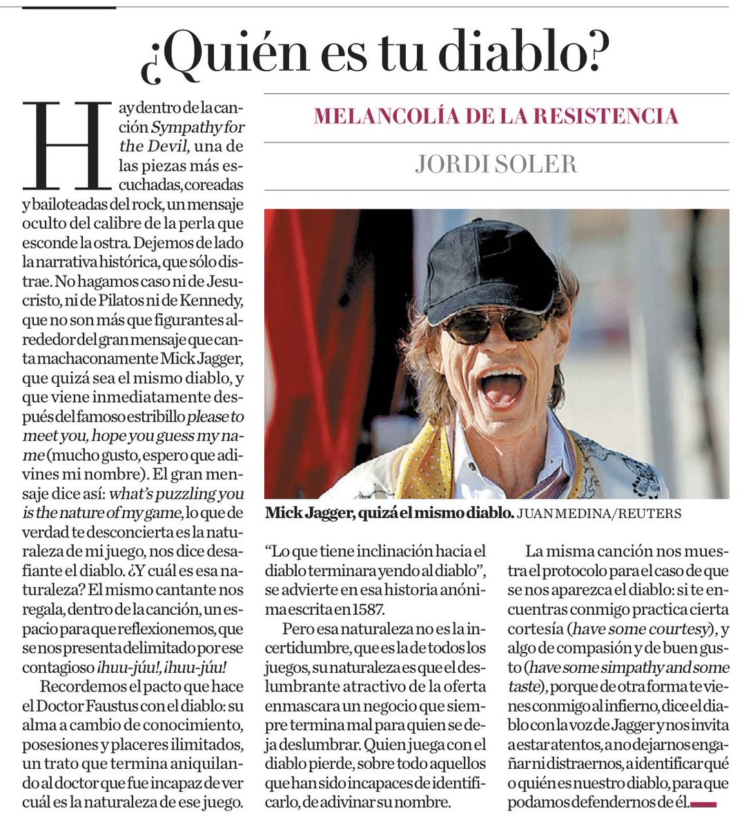 Mi artículo de hoy. Demonología con guitarra eléctrica ⁦<a href="/mileniodiario/">Milenio Diario</a>⁩ ⁦<a href="/Milenio/">Milenio</a>⁩