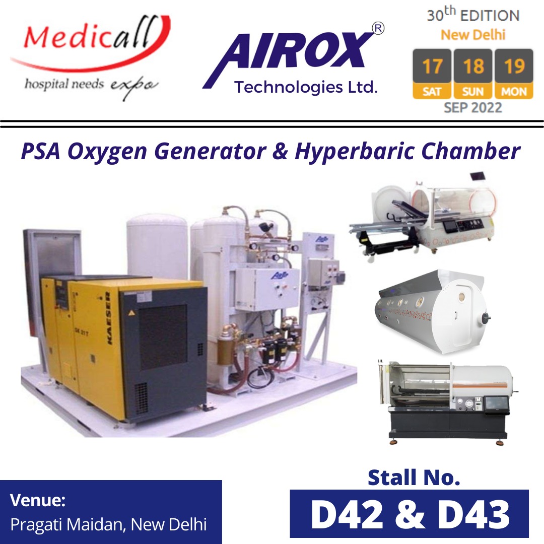 AiroxLtd's tweet photo. We are coming to the biggest medical exhibition, Medicall Expo - New Delhi. Do visit our stall D42&D43 in Hall no. 4.
https://t.co/k4yfE2vuIt
#airoxtechnologiesltd #oxygengenerator #airox #savelives #makeyourownoxygenerator #psa #Expo2022 #pragatimaidan #NewDelhi #India https://t.co/VRUsAEksoD