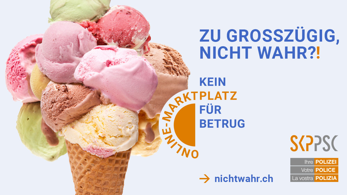 Kaufen oder verkaufen Sie etwas auf einem #Onlinemarktplatz wie beispielsweise <a href="/tutti_ch/">tutti.ch</a>, <a href="/ricardo_ch/">Ricardo AG</a>, <a href="/anibis_ch/">anibis.ch</a> oder #AutoScout24? VORSICHT, wenn ein Angebot allzu grosszügig ist! Es könnte sich um #Betrug handeln. #nichtwahr #nichtmitmir
skppsc.ch/de/themen/inte…