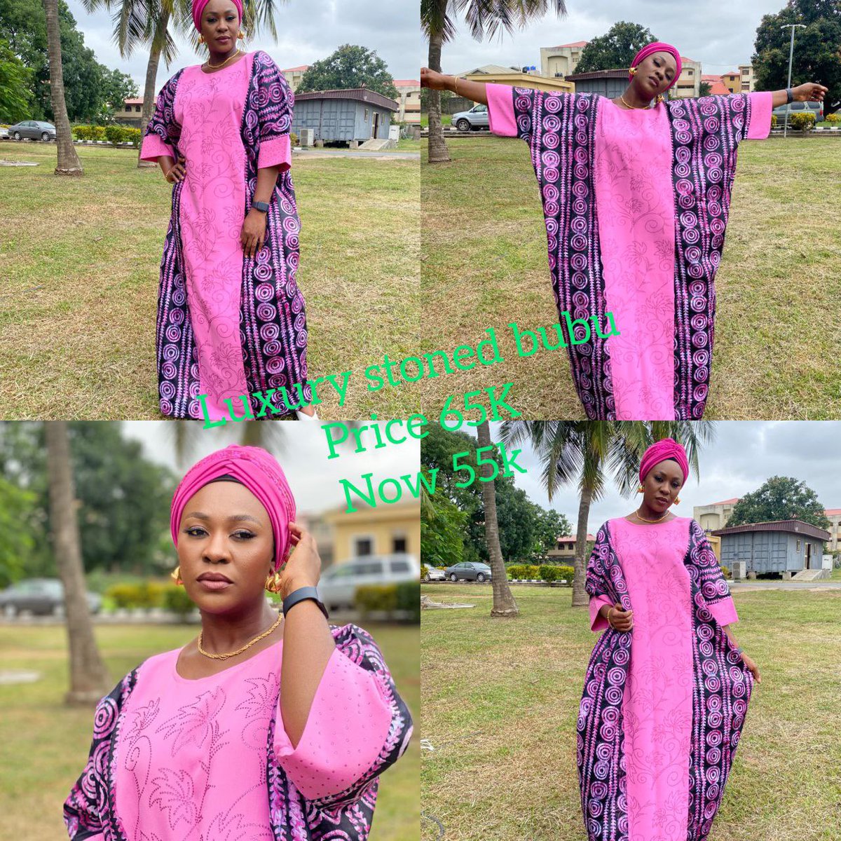 Our Rich Aunty Vibes all-stoned bubu is a must have!

We are dropping a whooping 10k just to make it more affordable for our rich aunties and mamas out there!

Free size and available in pink, green, orange and blue!