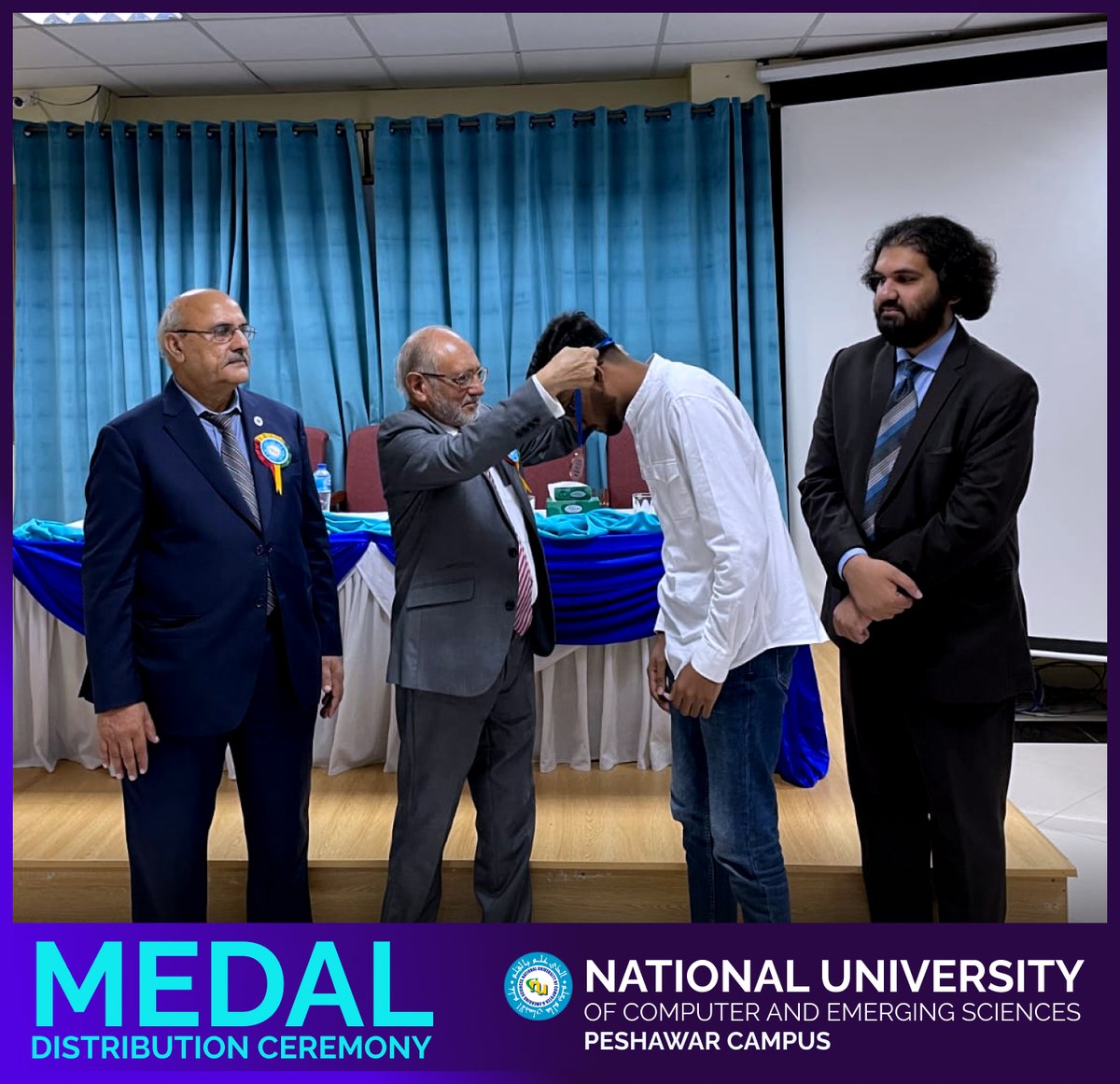 fastpwrofficial's tweet photo. Medal & Prize Money distribution ceremony for the students who performed excellently and achieve high SGPA in Spring Semester 2022 was arranged on Friday 9th September 2022.
#learningwithoutlimits #FASTNUCES #FASTPWR #fastlan #medalsceremony🏅 https://t.co/IpnNg7MQIs