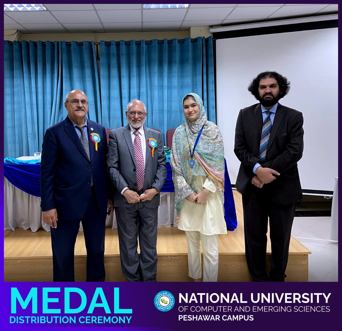 fastpwrofficial's tweet photo. Medal & Prize Money distribution ceremony for the students who performed excellently and achieve high SGPA in Spring Semester 2022 was arranged on Friday 9th September 2022.
#learningwithoutlimits #FASTNUCES #FASTPWR #fastlan #medalsceremony🏅 https://t.co/IpnNg7MQIs