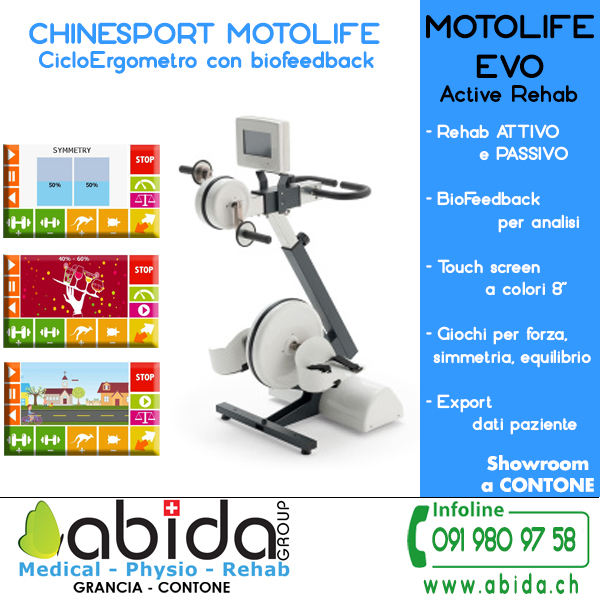 ABIDAGROUP's tweet photo. Il MotoLife® nasce con lo scopo di migliorare la qualità della
vita, lo stato di salute e il benessere psico-fisico di tutti
i soggetti che presentano un deficit di funzionalità motoria
o neuromotoria degli arti inferiori e superiori, portando… https://t.co/j7fogLdWvr https://t.co/333XBStd4N