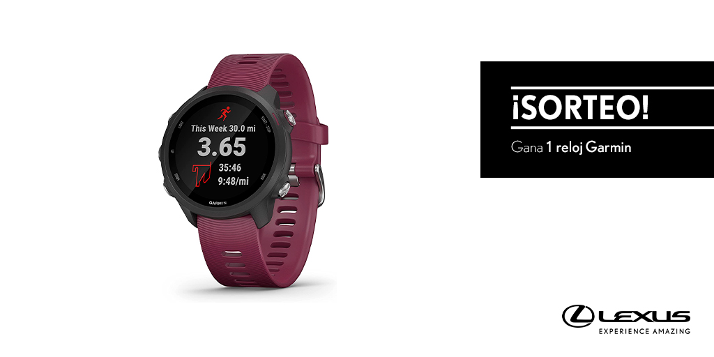 SORTEO | Haz RT y consigue un reloj Garmin de #LexusUtility Bases Legales fal.cn/3rMa6