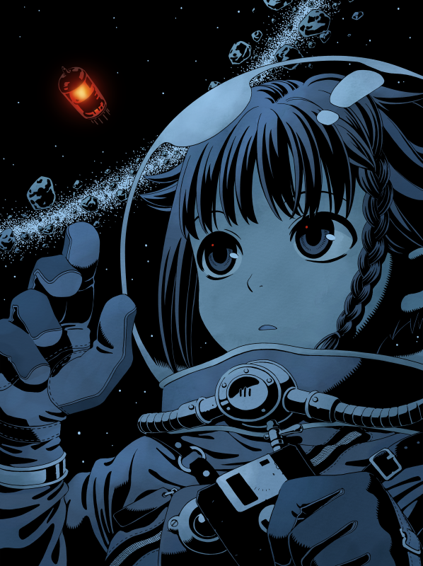 「レガシーメディア#宇宙の日 」|丸山 薫 『司書正』巻一 発売中のイラスト