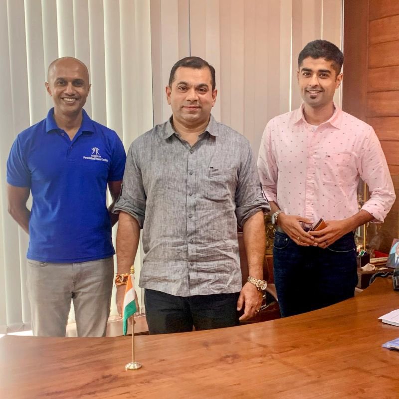 NeilDsilvha's tweet photo. Great meeting with our Honourable Tourism Minister Shri @RohanKhaunte.@BeYoska and @IRONMANtri support his vision on developing sports Tourism in Goa. He has been very supportive of IRONMAN 70.3 Goa race and our goal to inspire the community across India. @FitIndiaOff @PMOIndia https://t.co/JfUrrwHw0D