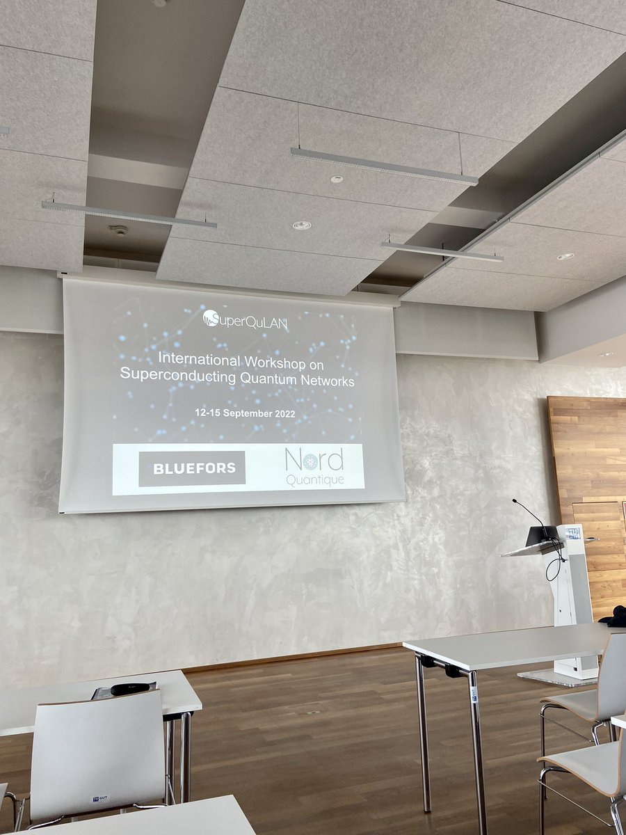 SuperQuLAN's tweet image. Getting ready for the workshop at TUtheSky @tuwien.