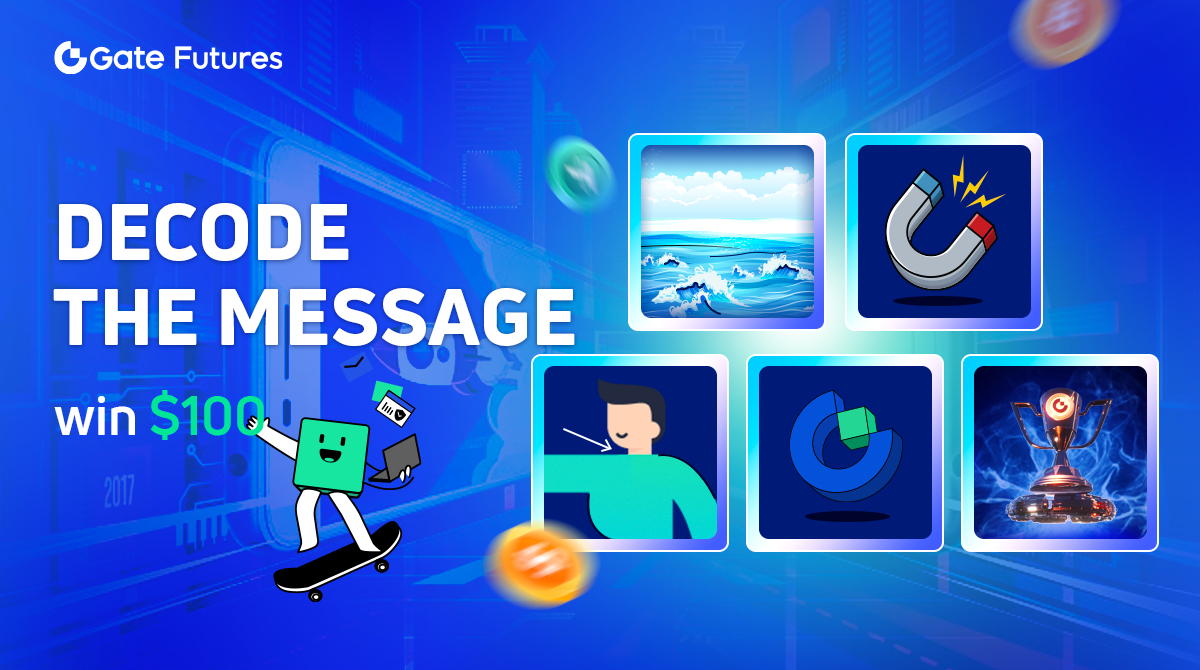 GateFutures's tweet photo. 🕵️Decode the message to win $100🎁
📅 : September 12 - September 15, 22
✅ Follow @GateioFutures
✅ Like & RT
✅ Answer via Gleam : https://t.co/gM0fninMWT
✅ Leave any comment with #WCTC2
💰10 winners win up to $100 https://t.co/PrjW668i9U