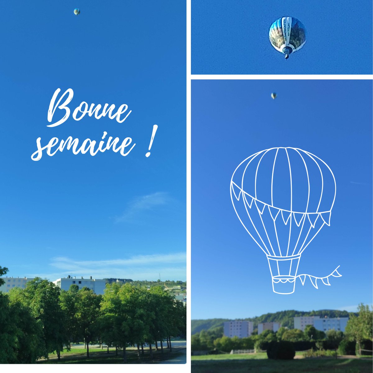 PoleChartreuse's tweet image. Bon début de semaine à toutes et à tous ! #montgolfière #vudenhaut