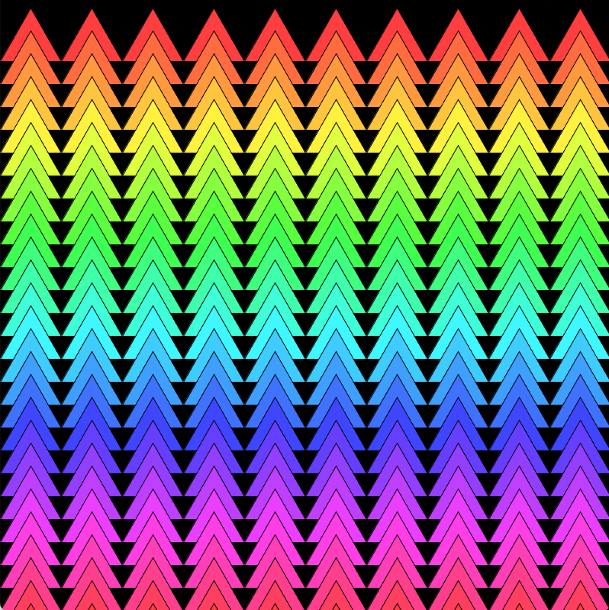jchrissystevens's tweet photo. a great day to start #100daysofcoding ✨ took a few days to figure this out but here is some TriColor for your Sunday evening 🌈 #java #programming #creativecode #codeincolor #womenwhocode https://t.co/GzmoSPWAfO