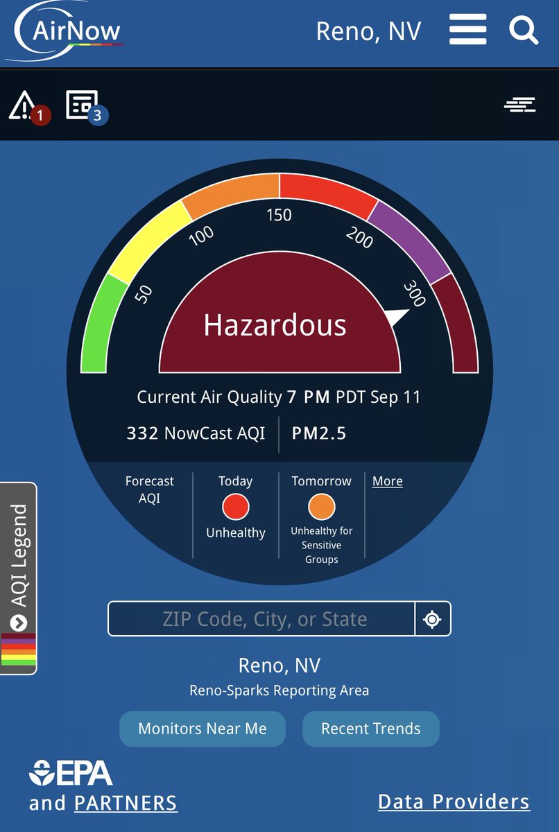 AshleyGramsNews's tweet photo. HAZARDOUS AIR QUALITY due to smoke from the #MosquitoFire. Stay inside! 

@KOLO8 https://t.co/QzGQhodrZn