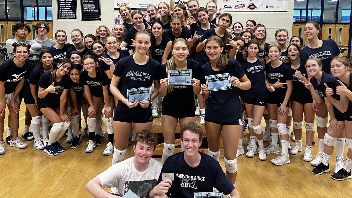 nighthawkvb's tweet photo. WEEK 5 Nighthawks of the Week!  Carly Robisch (JV), Sierra Neely (Varsity), and Myla Elslager (Novice) were recognized for working hard and improving this season!  #IRVB #Culture #PlayerProgram https://t.co/LwRWgpSzrD