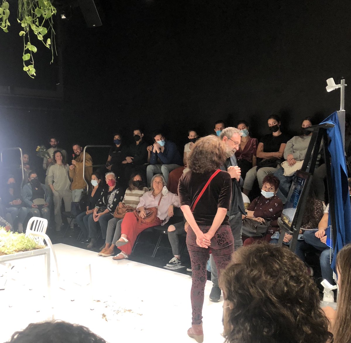 Gran cierre de temporada de @PulmonesMX con la extraordinaria <a href="/ReginaBlandon/">Regina Blandón</a> y <a href="/xaviergarciamx/">Xavier García</a> lleno total y al final develación de placa y brindis! 👏🏻👏🏻👏🏻🎉🎉